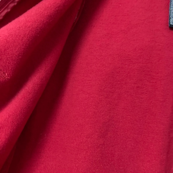 Harley-Davidson Red Plaid Hooded Biker Vest Split Zip Hood M/L Embroidered - Picture 8 of 14